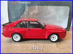 118 NOREV Audi Sport Quattro short red rouge Limited Edition 500 pieces NEW