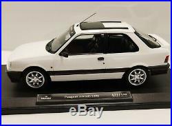 118 NOREV PEUGEOT 309 GTI 16S Weiß WHITE Limited Edition 100 pieces NEU NEW