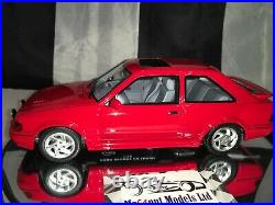 118 Otto #826 Ford Escort Mk4 RS Turbo Red 1988- NEW & SEALED Ltd to 3000pieces