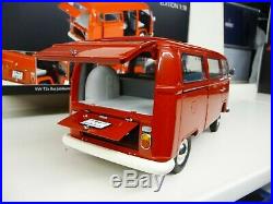 118 Schuco VW T2 T2a Bus rot Limited Edition 500 pieces 450019600 NEU NEW