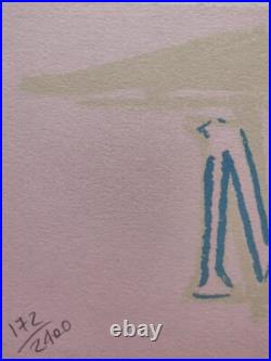 1980s Andy Warhol Signed Limited Edition Lithograph Apple Macintosh