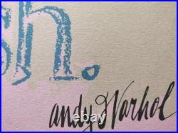 1980s Andy Warhol Signed Limited Edition Lithograph Apple Macintosh