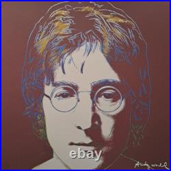 1980s Andy Warhol Signed Limited Edition Lithograph John Lennon (The Beatles)