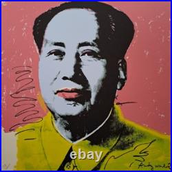 1980s Andy Warhol Signed Limited Edition Lithograph Mao Zedong