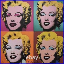 1980s Andy Warhol Signed Limited Edition Lithograph Marilyn Monroe