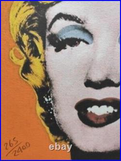 1980s Andy Warhol Signed Limited Edition Lithograph Marilyn Monroe