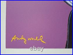 1980s Andy Warhol Signed Limited Edition Lithograph -Mickey Mouse