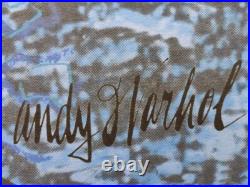 1980s Andy Warhol Signed Limited Edition Lithograph Moonwalk