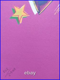 1980s Andy Warhol Signed Limited Edition Lithograph Paramount