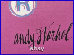 1980s Andy Warhol Signed Limited Edition Lithograph Paramount