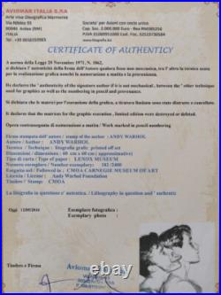 1980s Andy Warhol Signed Limited Edition Lithograph Querelle