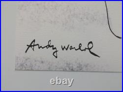 1980s Andy Warhol Signed Limited Edition Lithograph Skull
