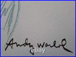 1980s Andy Warhol Signed Limited Edition Lithograph Superman