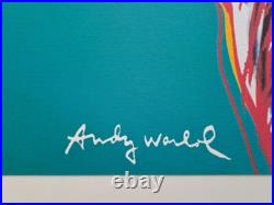 1980s Andy Warhol Signed Limited Edition Lithograph Zebra