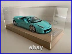 1.18 Liberty Walk Ferrari 458 Tiffany Blue Limited Edition #05 of 50 pieces