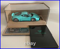 1.18 Liberty Walk Ferrari 458 Tiffany Blue Limited Edition #05 of 50 pieces