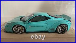 1.18 Liberty Walk Ferrari 458 Tiffany Blue Limited Edition #05 of 50 pieces