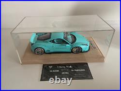 1.18 Liberty Walk Ferrari 458 Tiffany Blue Limited Edition #05 of 50 pieces