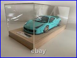 1.18 Liberty Walk Ferrari 458 Tiffany Blue Limited Edition #05 of 50 pieces