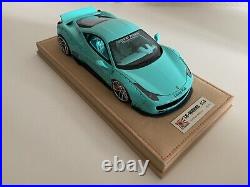 1.18 Liberty Walk Ferrari 458 Tiffany Blue Limited Edition #05 of 50 pieces