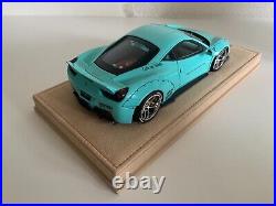 1.18 Liberty Walk Ferrari 458 Tiffany Blue Limited Edition #05 of 50 pieces