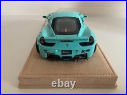 1.18 Liberty Walk Ferrari 458 Tiffany Blue Limited Edition #05 of 50 pieces