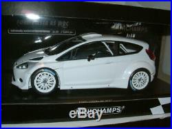 1/18 Minichamps Ford Fiesta Rs Wrc `plain White`. Limited 1002 Pieces. #129