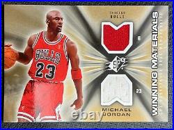 2006-07 Upper Deck Spx Michael Jordan Winning Materials Dual Jersey Sp Bulls