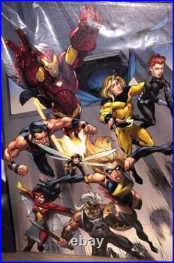 2011 Marvel Wall Art- Limited Edition Of 99/ Giclee On Canvas With COA 3 Pieces