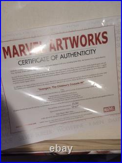 2011 Marvel Wall Art- Limited Edition Of 99/ Giclee On Canvas With COA 3 Pieces