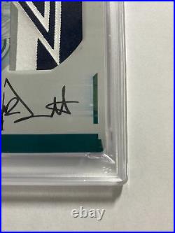 2016 National Treasures Dak Prescott 1/1 Patch Auto Cyan Printing Plate PSA 7 RC