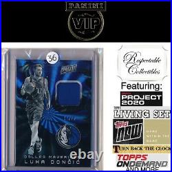 2019 Panini The National VIP Rainbow Spokes Jersey Relic Luka Doncic RC #02/25