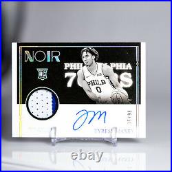 2020-21 NOIR Tyrese Maxey Rookie Patch 2-COLOR Auto /99 ON CARD RPA Sixers