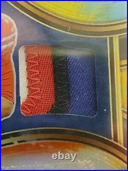 2020 Panini Select Tie-Dye Prizm Josh Allen 4-Color Patch Auto /15 Buffalo Bills