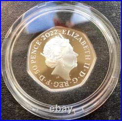 2022 limited Edition, 100th Anniversary of our BBC, SilverProof 50p piece