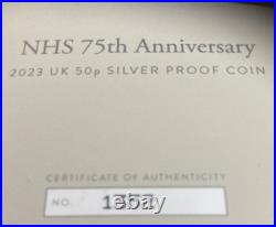 2023 Limited Edition, NHS 50p Piece with COA