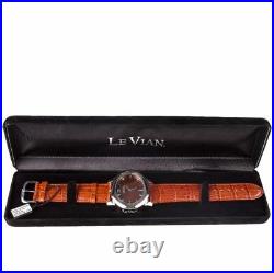 $2950 / Levian Limited edition (088/500) Swiss time piece / fancy