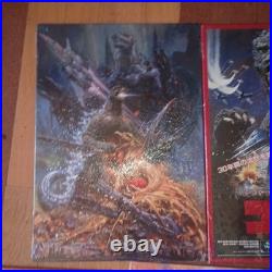 4 Piece Signed Godzilla Displate Limited Edition Metal Posters. Guaranteed Authe