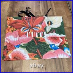 7-piece of GUCCI Authentic Limited edition Multicolor Paper Shopping Tote Bags