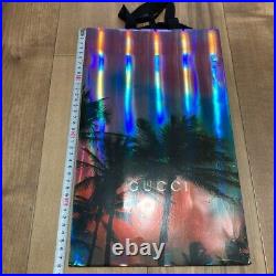 7-piece of GUCCI Authentic Limited edition Multicolor Paper Shopping Tote Bags