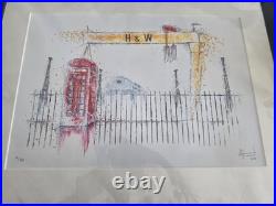 AJ Laird Limited Edition Belfast Print A2 Hand Finished 6/50 Brand New