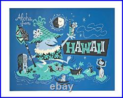 ALOHA FROM HAWAII DEREK YANIGER ULTRA RARE ARTIST PROOF- LTD EDITION Of 14