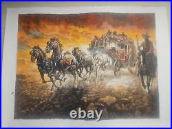 AMERICO MAKK Limited Edition UNFRAMED Serigraph 273/275 Rattlesnake Valley