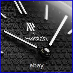 AP x Swatch Royal Pop Ocho Negro Watch Brand New In Box Never Used