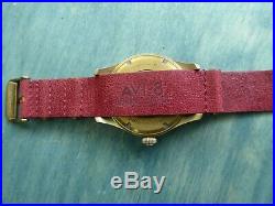 AVI-8 Flyboy Bronze Edition LE 45 mm Automatic w Red Leather One Piece + Suede