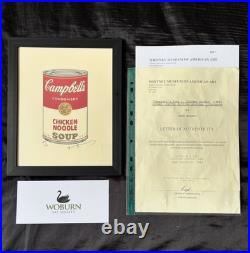 Andy Warhol (1928-1987) Hand Signed Original Limited Edition Print with COA