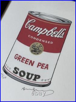 Andy Warhol (1928-1987) Hand Signed Original Limited Edition Print with COA