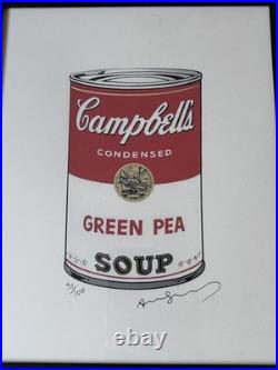 Andy Warhol (1928-1987) Hand Signed Original Limited Edition Print with COA