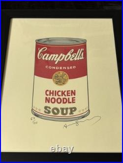 Andy Warhol (1928-1987) Hand Signed Original Limited Edition Print with COA