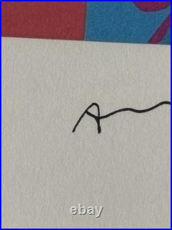 Andy Warhol (1928-1987) Hand Signed Original Limited Edition Print with COA
